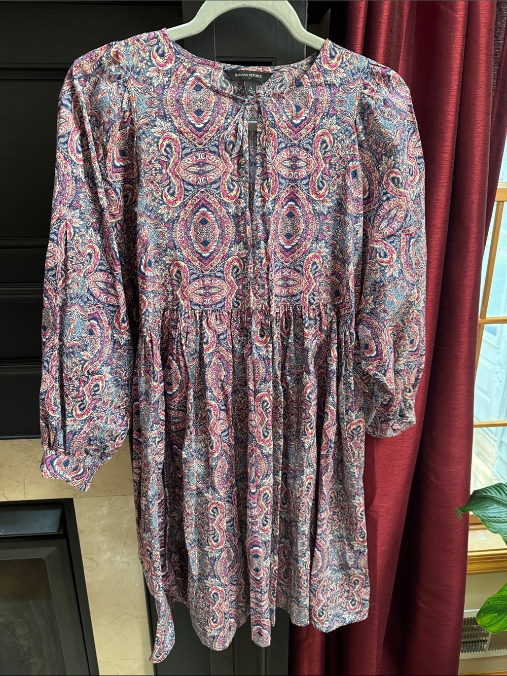 BANANA REPUBLIC Paisley Print dress  sz S